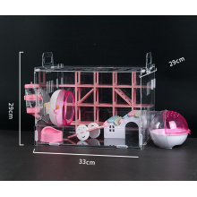 Funny Acrylic Hamster Cage And Habitats With Accessories